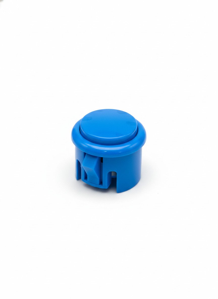 Botão Arcade Azul 30mm