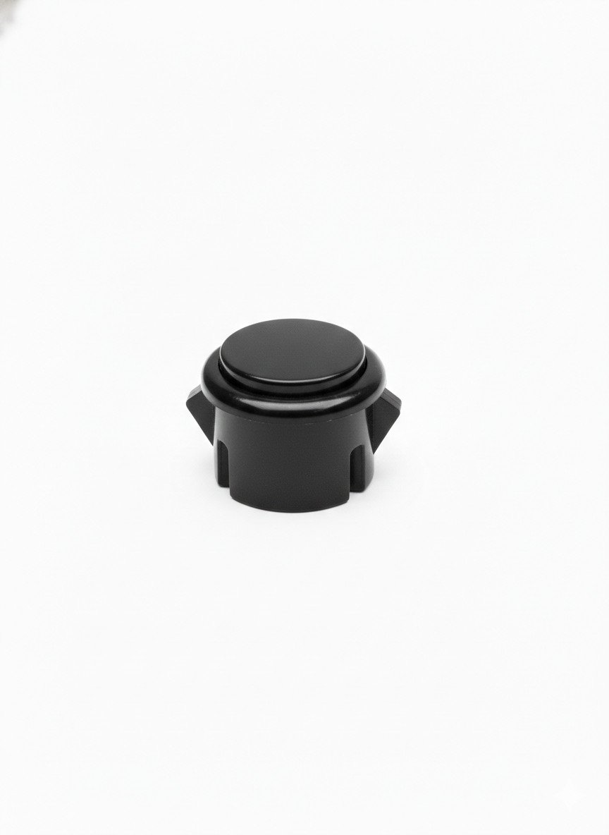 Botão Arcade Preto 30mm