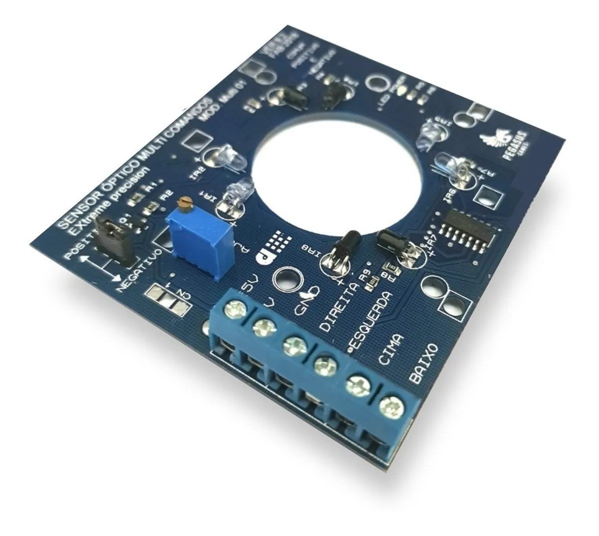 Placa Sensor Óptico Pegasus Zero para Joystick Arcade